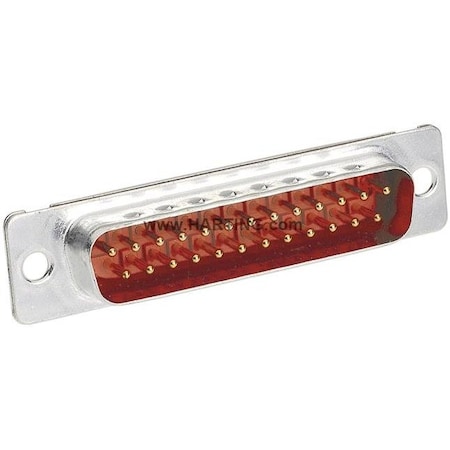 Harting D-Sub male solder cup 9-pole IP67, PK 100 09674095615